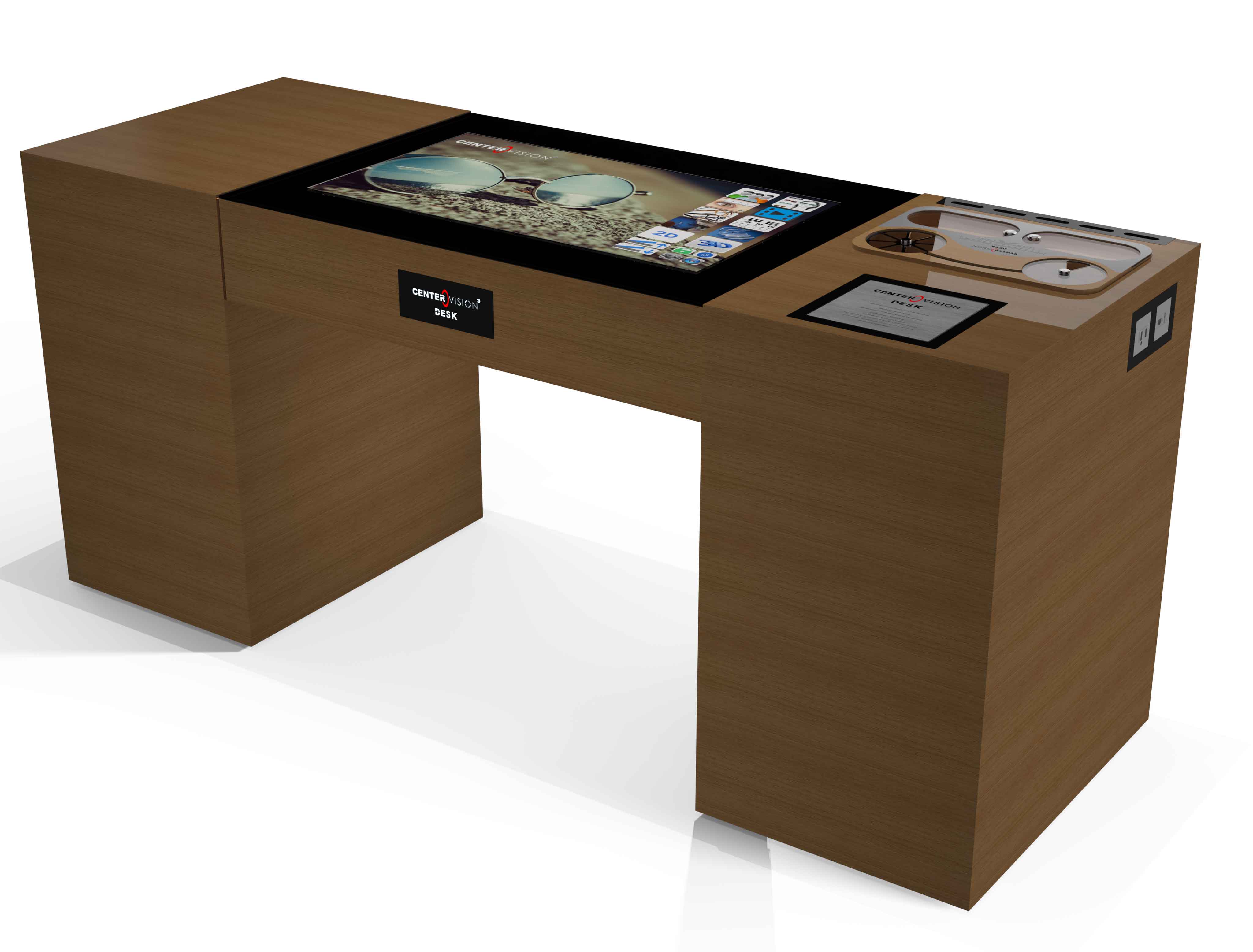 wooden desk